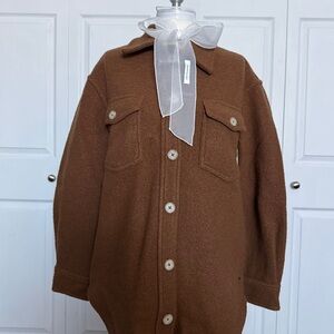 Aritzia Wilfred Free Ganna Shacket